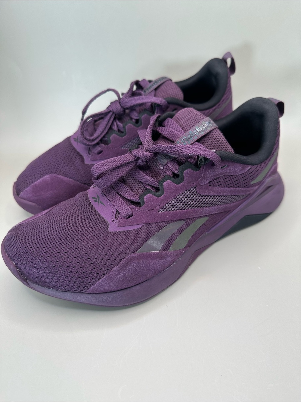Reebok Women’s Purple Athletic Mesh Sneakers
